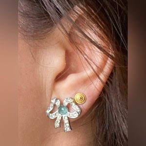 1980s Vintage Bow Earrings